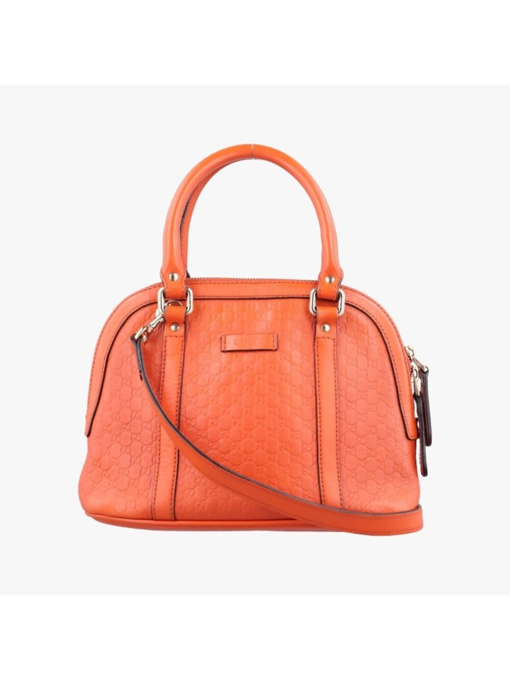 Gucci Micro Guccissima Orange Leather